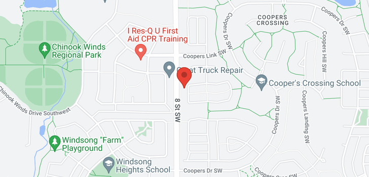 map of 788 Coopers Square SW